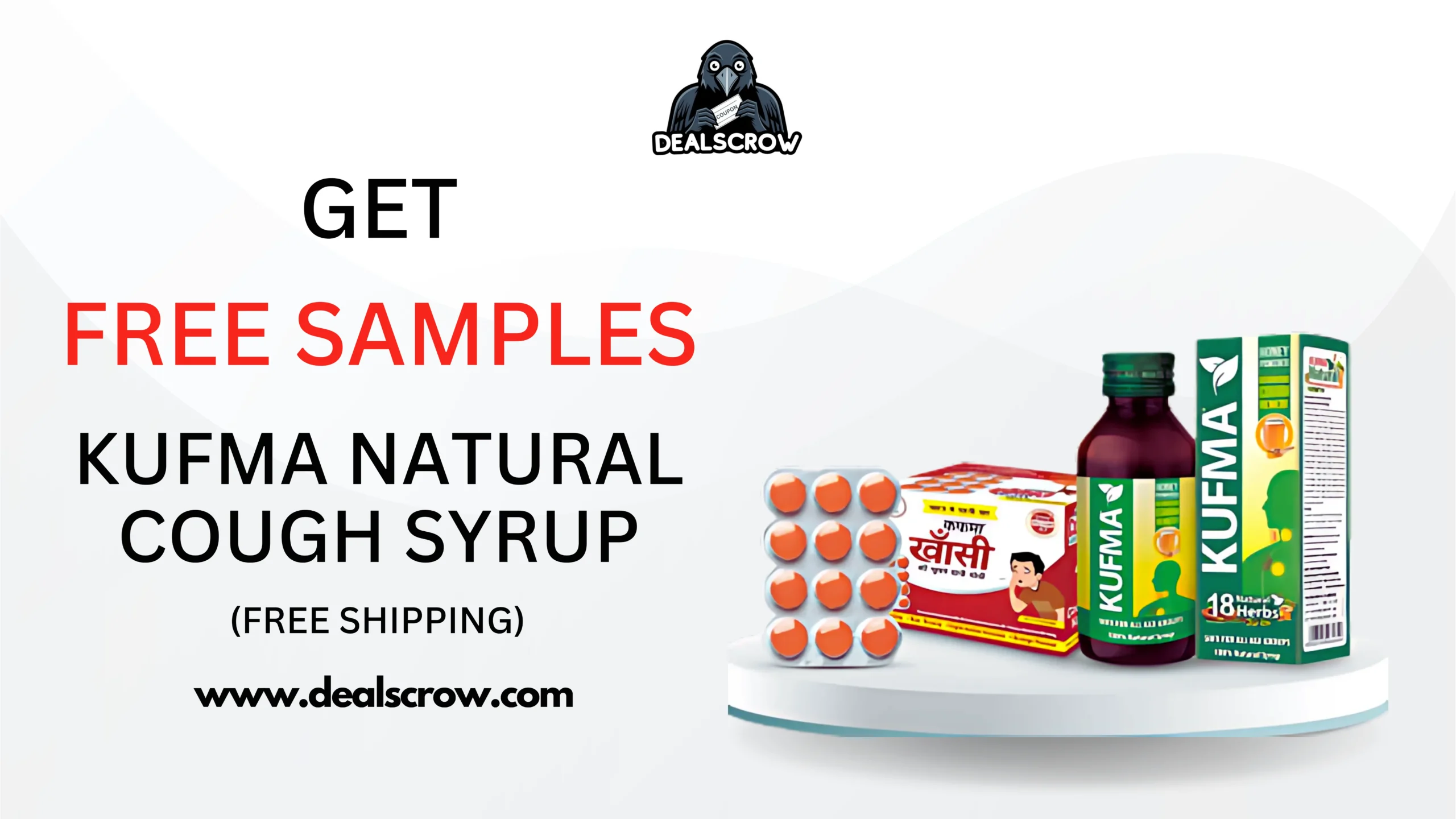 Get Free Kufma Cough Syrup made with 18 Herbs with Free Shipping Get Free Kufma Cough Syrup made with 18 Herbs with Free Shipping