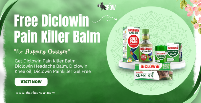Get Free Diclowin Pain Killer Balm Sample | No Shipping Charges